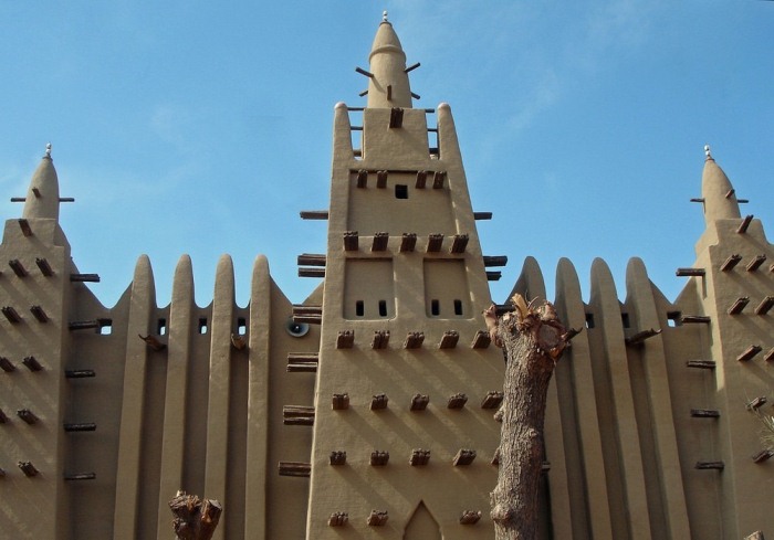 Большая мечеть Мопти, Мали.