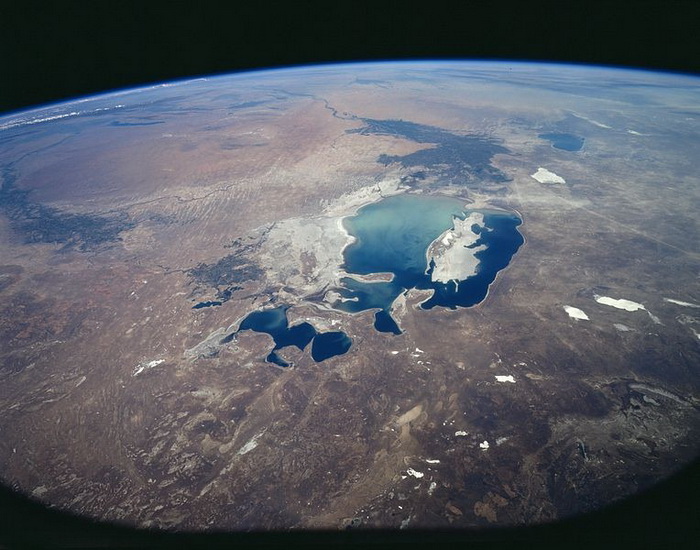 Аральское море, 1997 г. Съемка из космоса