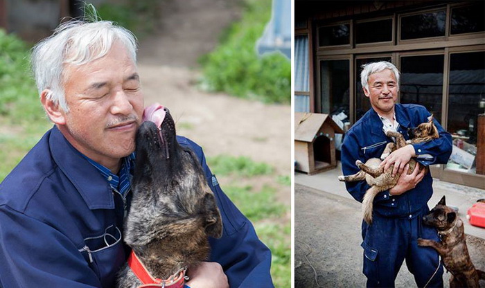 Naoto Matsumura уже 4 года ухаживает за животными в зоне отчуждения