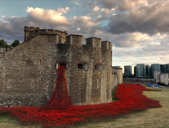 Лондонская инсталляция в память о Первой мировой войне