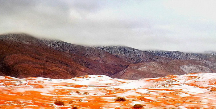 Снег в Сахаре - невероятный природный феномен