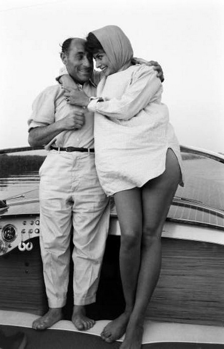 Софи Лорен с Альфредом Эйзенштадтом, Италия, 1961 год
