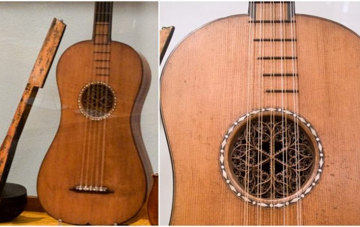 Гитара Страдивари - старинный музыкальный инструмент, на котором до сих пор можно исполнять музыку.