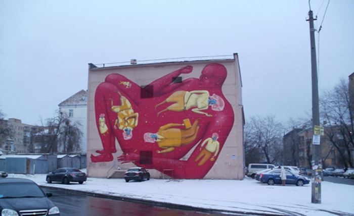 Авторы граффити об аутизме - украинский арт-дуэт «Interesni Kazki»