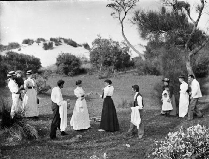 Женский поединок, Австралия, 1895 г.