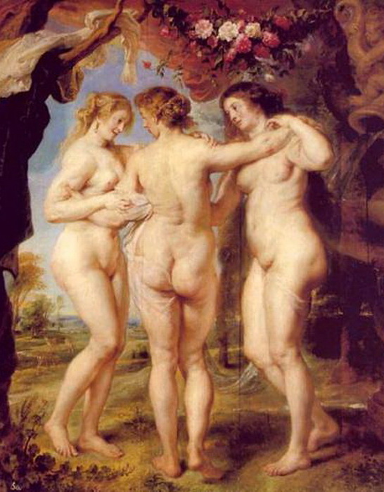 Три Грации, Рубенс, 1639 год