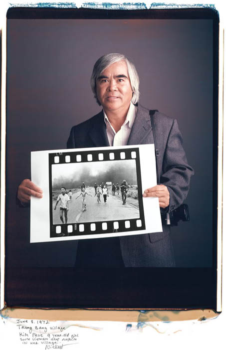Ник Ют, со своей фотографией, привлекшей внимание общественности к войне во Вьетнаме