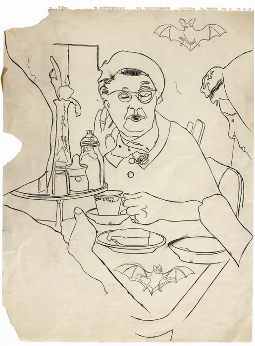 Безымянный рисунок (ок. 1958-1959 гг.)