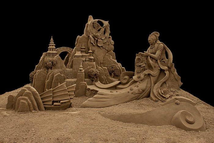 Удивительная песчаная скульптура Джоо Хенг Тана (Joo Heng Tan)