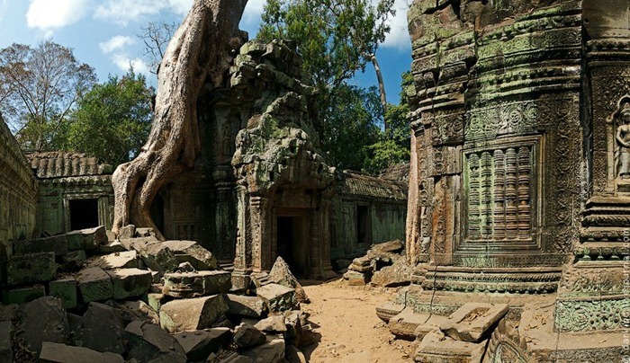 Величественный монастырский комплекс Та-Прохм (Ta Prohm), Камбоджа