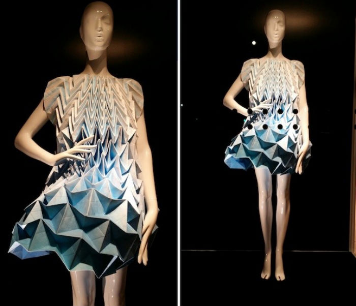 Шикарные платья-оригами для молодёжного бренда Bershka