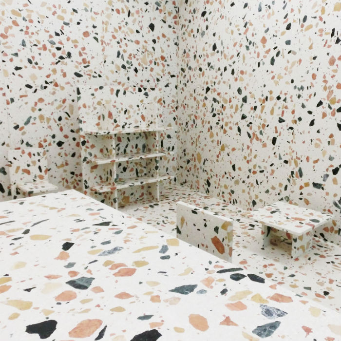 Мраморная комната: павильон Marmoreal на выставке в Милане