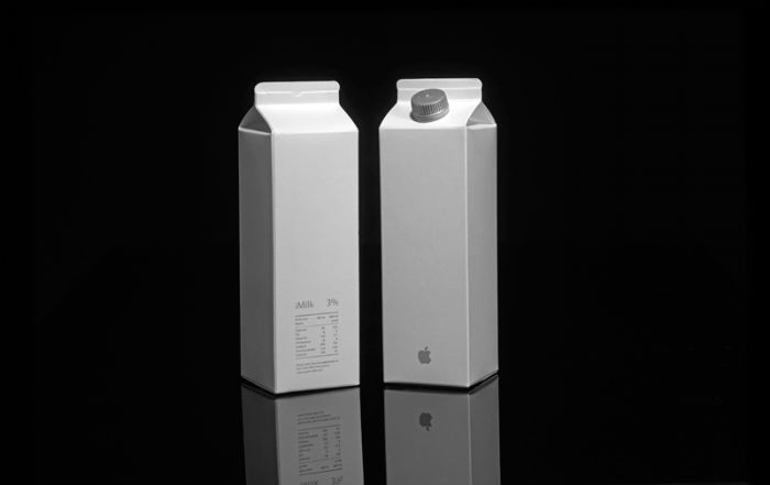 Израильский дизайнер Педди Мерги создал серию упаковок для продуктов массового потребления, используя логотипы мировых брендов