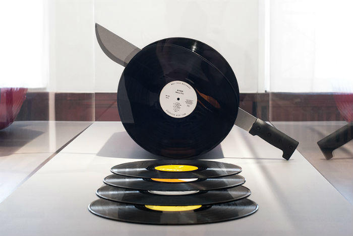 Виниловая колбаса Cutting records - любопытное творение шведского дизайнера.