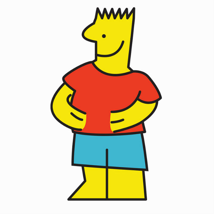 IKEA Man и персонаж американского мультфильма Барт Симпсон