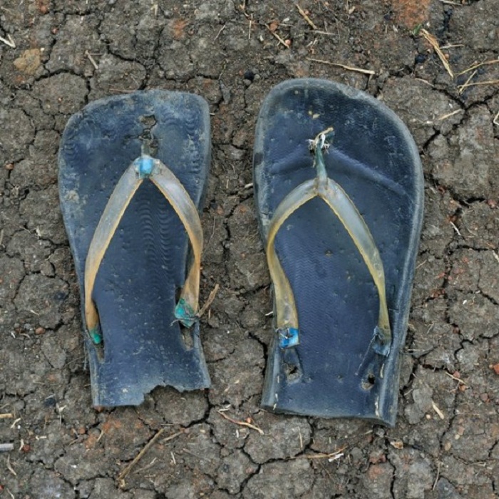 Красноречивая обувь беженцев из Судана