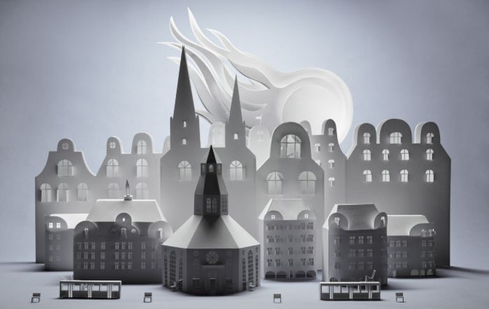 Бумажный город от Fideli Sundqvist