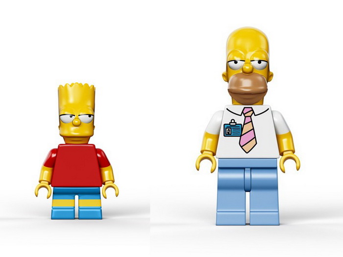 Герои конструктора Lego, Simpsons