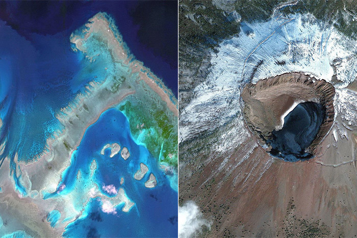 Фотографии, сделанные со спутника