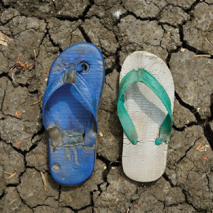 Обувь беженцев из Южного Седана