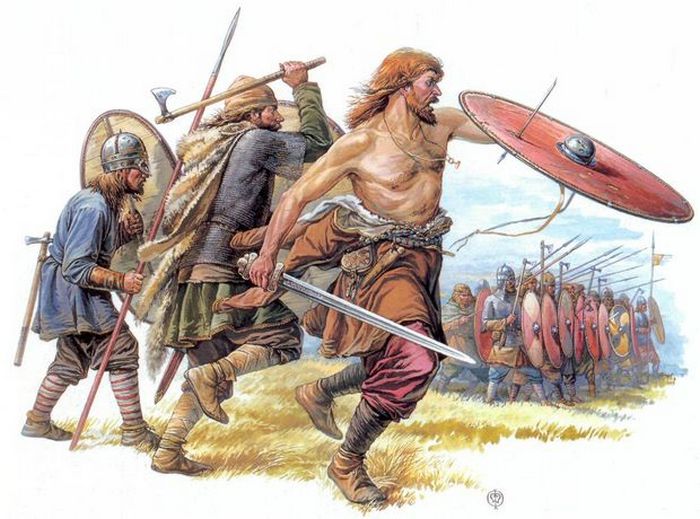 Древние славяне в бою