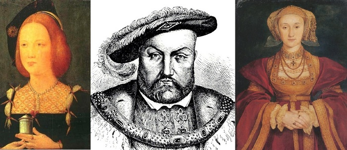 Екатерина Арагонская, Генрих VIII Синяя Борода, Анна Клевская.