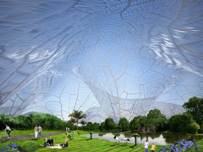 «Пузыри» («Bubbles») : концепция городского ботанического сада от архитектурного бюро Orproject