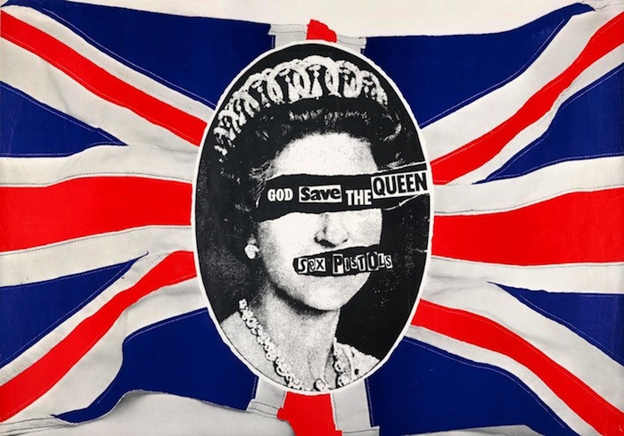 Jamie Reid, Sex Pistols, God Save the Queen, 1977