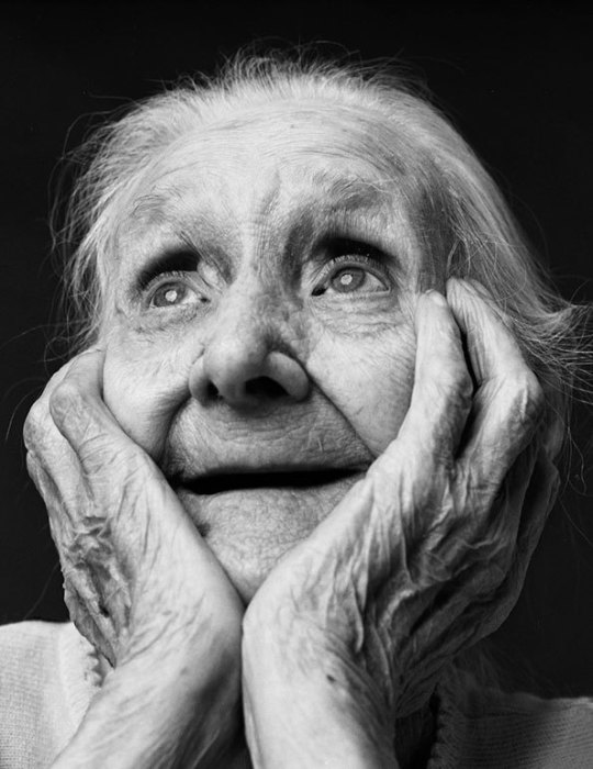 Черно-белые портреты пожилых людей от Alex Ten Napel.