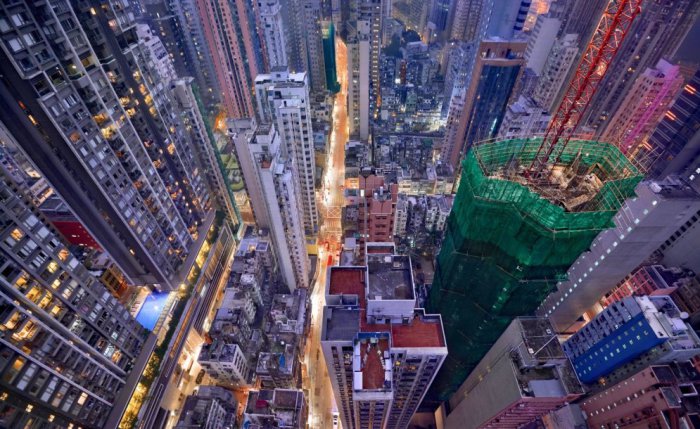Потрясающие фотоснимки Гонконга от Romain Jacquet-Lagreze.