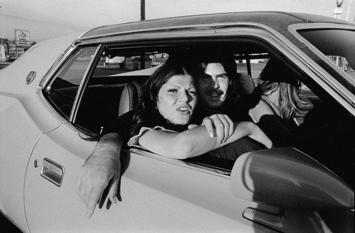 Люди в машинах - фото-проект из 1970-ых.