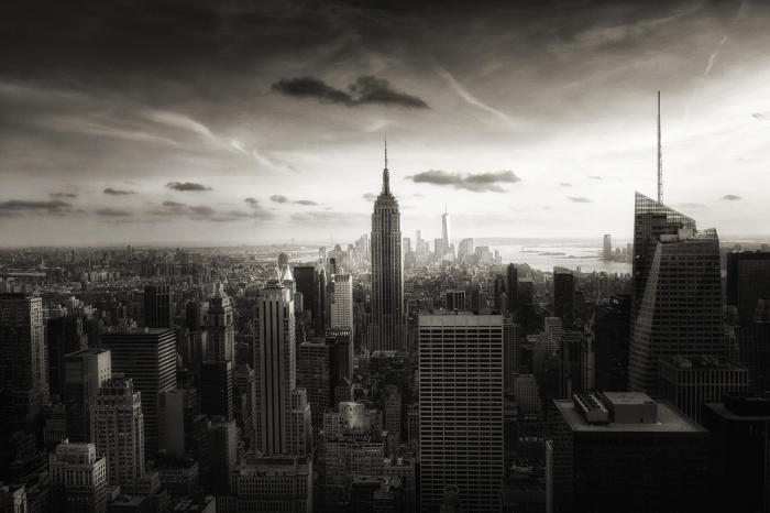 Черно-белые снимки Нью-Йорка от женевского фотографа.