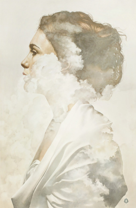 Оригинальная коллекция женских портретов от Oriol Angrill Jorda.