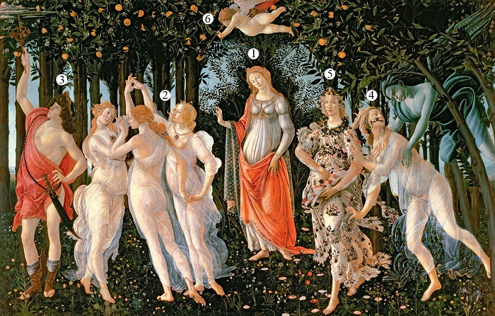 Сандро Боттичелли «Primavera», 1478 год.