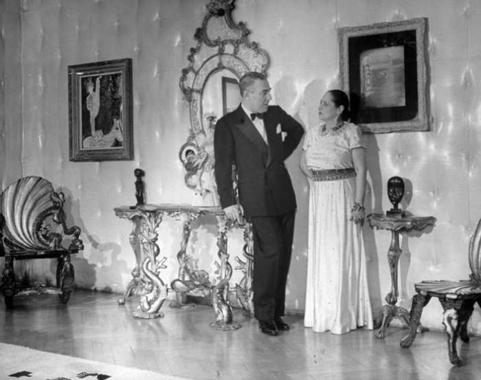Элена Рубинштейн и Артчил Гуриелли-Чкония. 1937 год. | Фото: theredlist.com.
