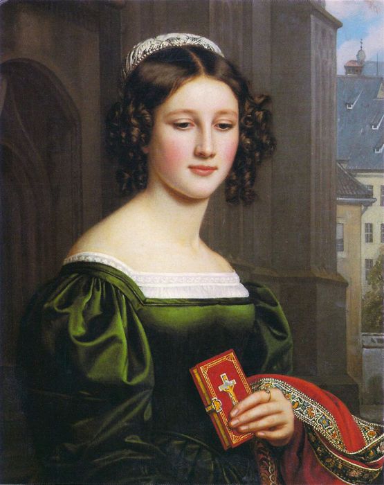 Анна Хиллмаэр - дочь торговца мясом. 1829 год. | Фото: spletnik.ru.