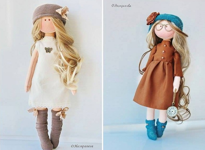 Интерьерные куклы от Олеси Нестратовой.