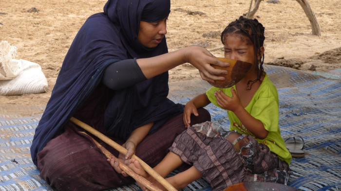 В Мавритании девочек насильно откармливают молоком. | Фото: mtdata.ru.
