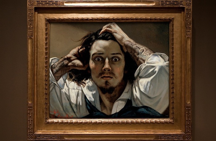 Отчаяние (Автопортрет), Густав Курбе, 1845 год.