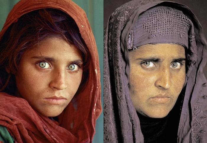 «Афганская девочка»: тогда и сейчас.