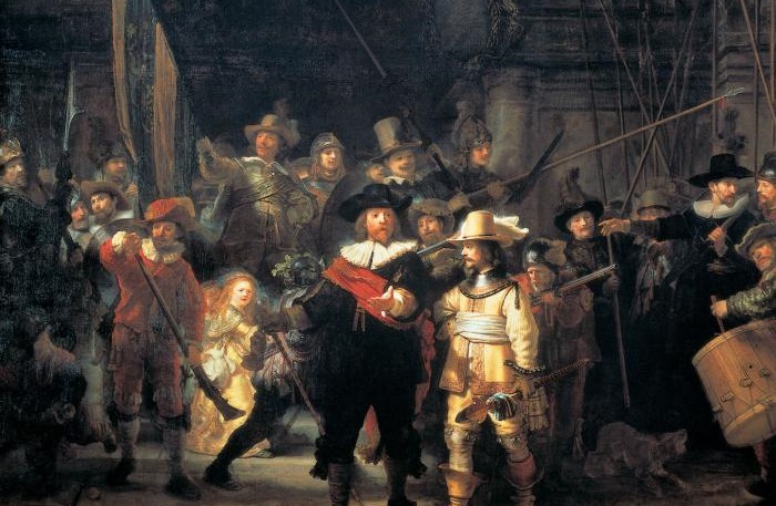Ночной дозор. Рембрандт, 1642 год.