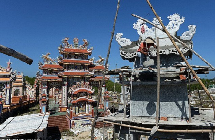 Строительство одной усыпальницы обходится в 70 тысяч долларов. | Фото: todaytv.vn.