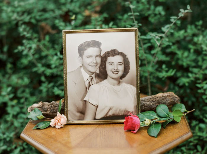 Фото любящей пары, сделанное в 1952 году.