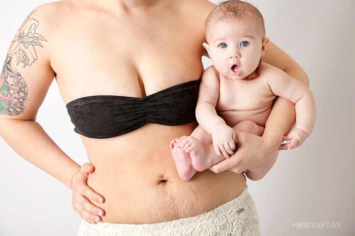 Радость материнства как компенсация за неидеальное тело.