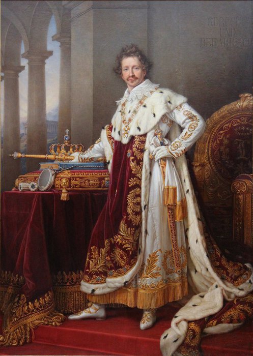 Людвиг I Баварский. Йозеф Карл Штилер, 1826 год. | Фото: liveinternet.ru.