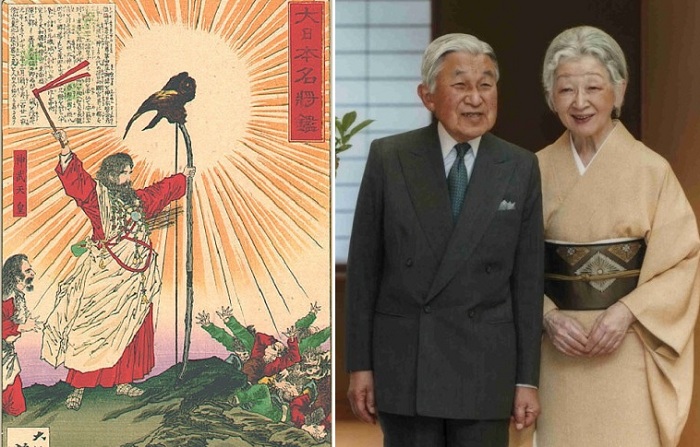 1-ый и 125-ый императоры Японии.
