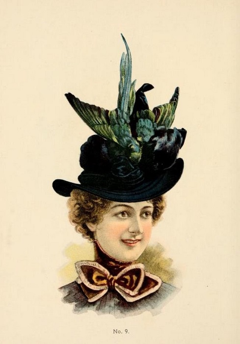 Шляпы больших размеров были популярными <br>в начале ХХ века.