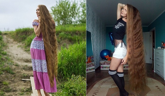 Жительница Барнаула на спор отращивает волосы уже 14 лет.