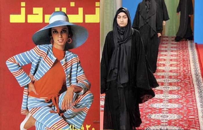 Как менялась мода иранских женщин.