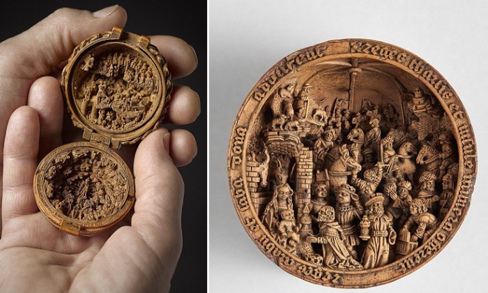 Молитвенные «орехи» - миниатюры на религиозные темы XVI века.